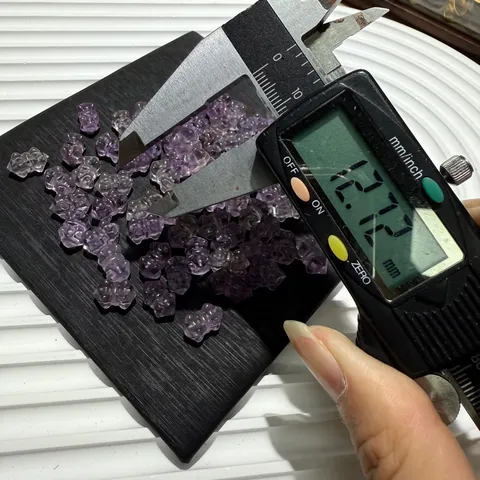 Ciondolo Campana Pestello Vajra Ametista Naturale Accessori Creazione Gioielli DIY Charm Cristallo Viola Per Collana Braccialetto