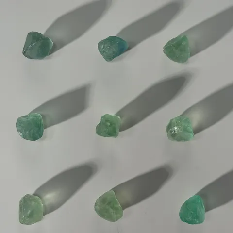 Natural Green Fluorite Raw Stone Loose Beads DIY Jewelry Making Accessories Natural Crystal Stone Component