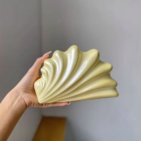 Borsa a Tracolla in Acrilico con Guscio Lussuosa Pocetta da Sera Borsa a Mano Designer per Donna Banchetto Festa