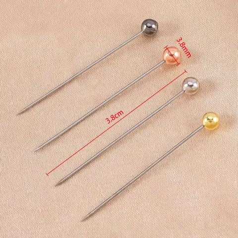 Stainless Steel Positioning Pearl Pins Round Head Ball Pins DIY Sewing And Crafting Decorative Accessories