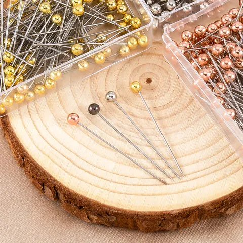 Stainless Steel Positioning Pearl Pins Round Head Ball Pins DIY Sewing And Crafting Decorative Accessories