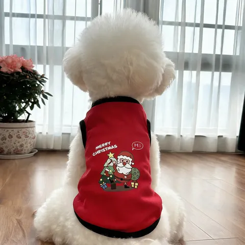 Ademend Huisdier Hondenvest Zomer Lente Kleding Schattige Cartoon Print Puppy Tanktop Dagelijkse Feest Kostuum Kleding