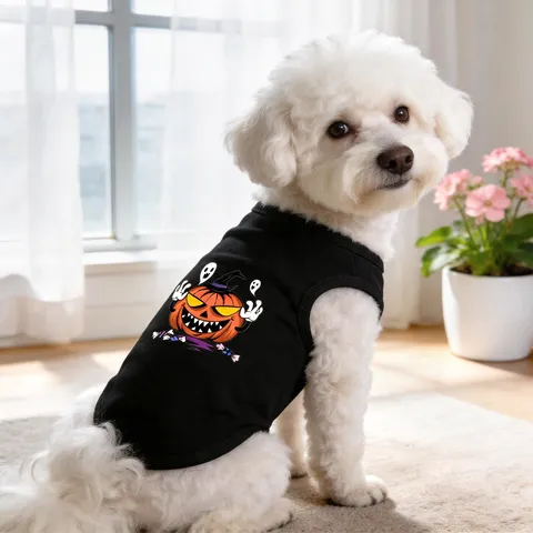 Ademend Huisdier Hondenvest Zomer Lente Kleding Schattige Cartoon Print Puppy Tanktop Dagelijkse Feest Kostuum Kleding