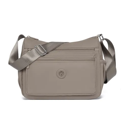 Damen Leichtgewicht Nylon Umhängetasche Mehrfachfach Wasserdichte Schultertasche Lässige Straßentrend Satchel Handtasche Für Den Täglichen Gebrauch