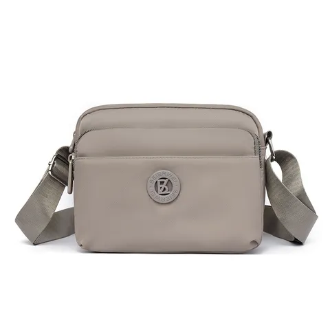 Damen Mode Oxford Gewebe Umhängetasche Lässige Kleine Quadratische Schultertasche Mit Mehreren Reißverschlusstaschen Vielseitige Einfarbige Tasche