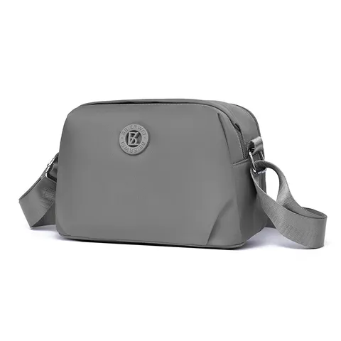 Minimalistische Nylon Umhängetasche Für Damen Leichte Wasserdichte Schultertasche Lässige Einfarbige Pendler Messenger Bag Mit Verstellbarem Riemen