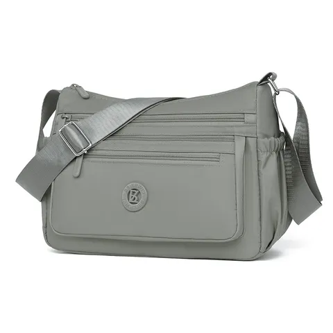 Damen Casual Nylon Umhängetasche Mehrere Fächer Schulter Dumpling Tasche Wasserdicht Reisen Handtasche Leicht Alltäglich