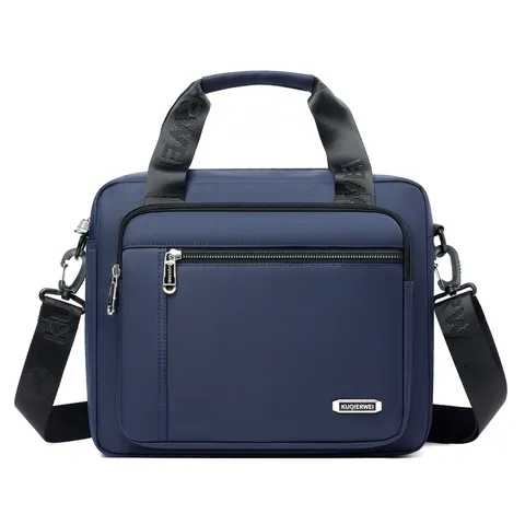 Herren Business Casual Umhängetasche Wasserdichte Oxford Stoff Schultertasche Für Reisen Alltag Pendeln Einfarbige Kuriertasche