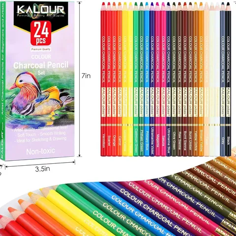 Professional Wood Colored Pencils Set Assorted Colors For Artist Drawing Sketching And Painting Art Supplies