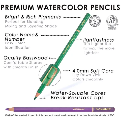 Set Professionale di Matite Colorate Idrosolubili a 120 Colori Anima Morbida Arte Disegno Colorare Con Borsa di Conservazione