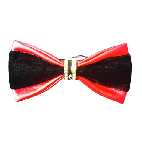 Herren Mode Fliege Britischer Stil PU Leder Strass Schleife Für Hochzeit Party Bankett Formeller Anzug Halsbekleidung