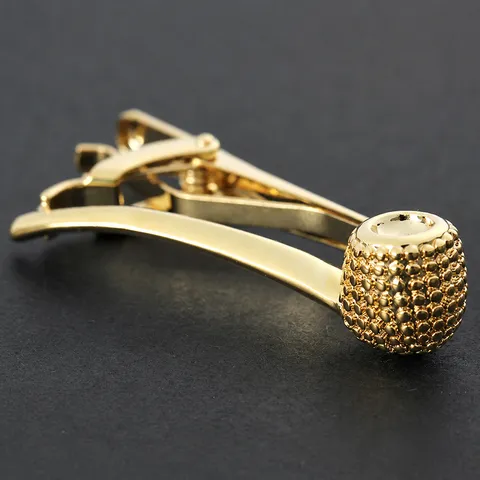 Herren Business Metall Krawattenklammer Kreatives Design Silber Gold Schwarz Legierung Krawattennadel Anzug Zubehör