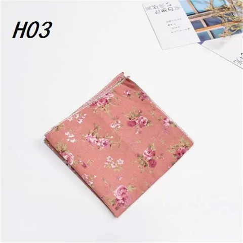 Heren Katoenen Pochet Vintage Bloemen Paisley Zakdoek Retro Pak Pochet Bruiloft Feest Pak Accessoires