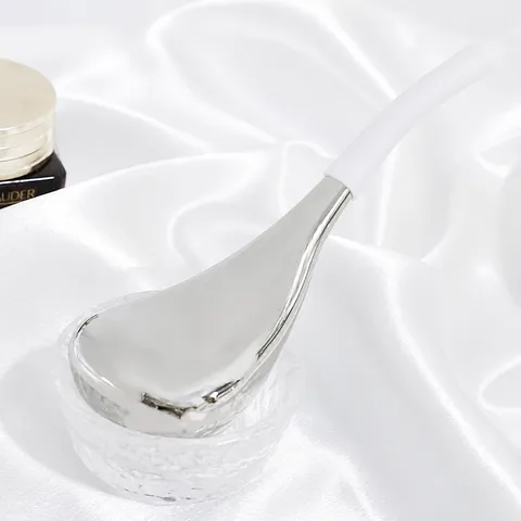 Cuchara de Masaje con Rodillo de Hielo Facial de Acero Inoxidable Terapia de Frío Herramienta de Levantamiento Facial Antihinch Cuidado de la Piel Vara de Belleza