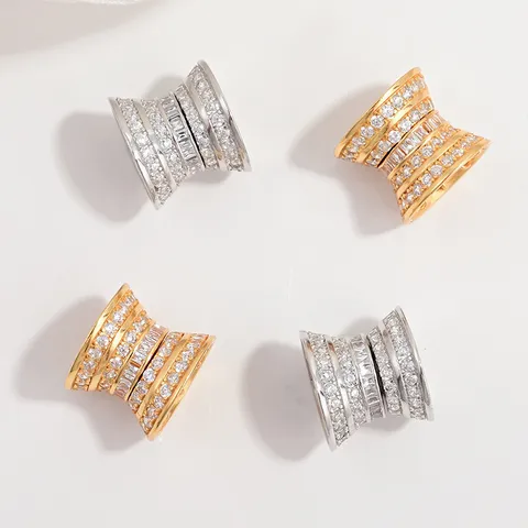 Fermoir à Vis à Grand Trou en Argent Sterling 925 avec Zirconia pour Création de Bijoux DIY Collier de Perles Bracelet