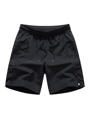 Sommer Herren Wasserdicht Schnelltrocknend Badeshorts Amerikanischen Stil Surfen Strand Shorts Mit Taschen Und Kordelzug