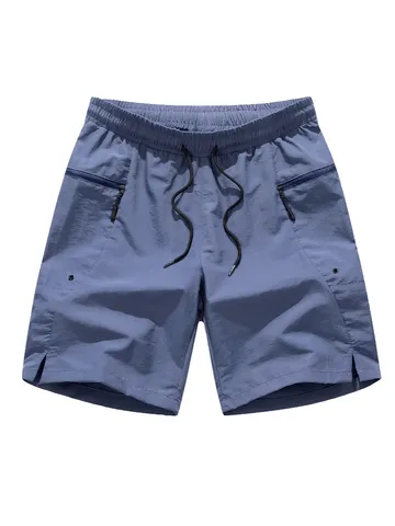 Sommer Herren Wasserdicht Schnelltrocknend Badeshorts Amerikanischen Stil Surfen Strand Shorts Mit Taschen Und Kordelzug