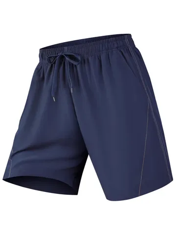 Schnelltrocknende Herren Sportshorts Leicht Sommer Lässig Locker Laufen Fitness Gym Atmungsaktiv Einfarbig Kurz Hose Bottom