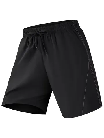 Schnelltrocknende Herren Sportshorts Leicht Sommer Lässig Locker Laufen Fitness Gym Atmungsaktiv Einfarbig Kurz Hose Bottom