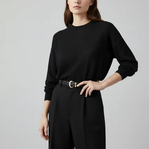 Women Genuine Leather Belt Retro Pin Buckle Cowhide Waist Belt Fashion Versatile Pants Belt Casual Commuting Decor