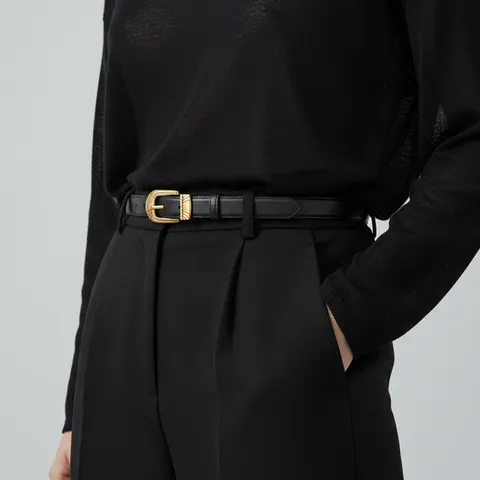 Women Genuine Leather Belt Vintage Metal Pin Buckle Casual Versatile Waistband For Jeans Pants Female Fashion Accessories