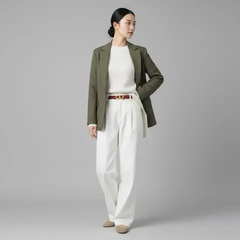 Women Genuine Leather Belt Retro Minimalist Casual Dress Belt With Vintage Metal Buckle For Jeans Suit Pants Fashion
