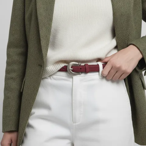 Women Genuine Leather Belt Retro Metal Buckle Casual Versatile Waist Belt For Trousers Dress Fashion Accessories