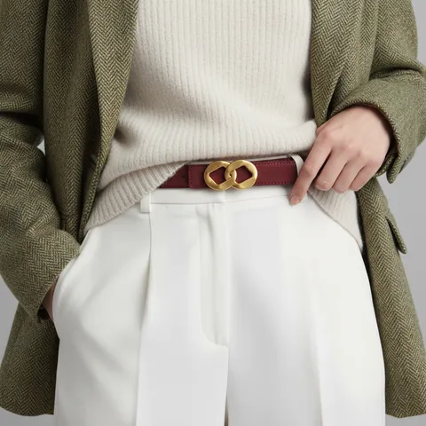 Women Genuine Leather Belt Retro Minimalist Casual Dress Belt With Vintage Metal Buckle For Jeans Suit Pants Fashion