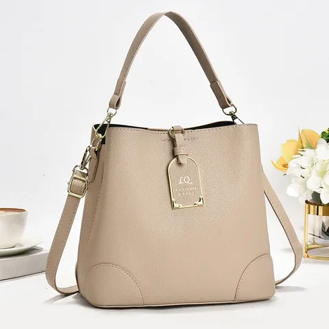 Mode PU-Leder Beuteltasche Für Damen Retro Einfarbig Schultertasche Vielseitige Pendler Handtasche Elegante Handtasche