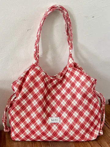 Donne Casual Grande Capacità Tote Bag Borsa a Tracolla in Tela Retro Commuter Borsa Quotidiana Leggera Borsa in Tessuto