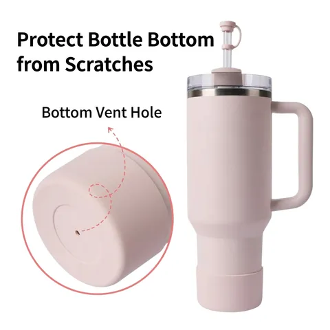 Manicotto in Silicone Antiscivolo per Bicchiere da 40 Once Protezione per Fondo Stanley Cup Accessori Antigraffio