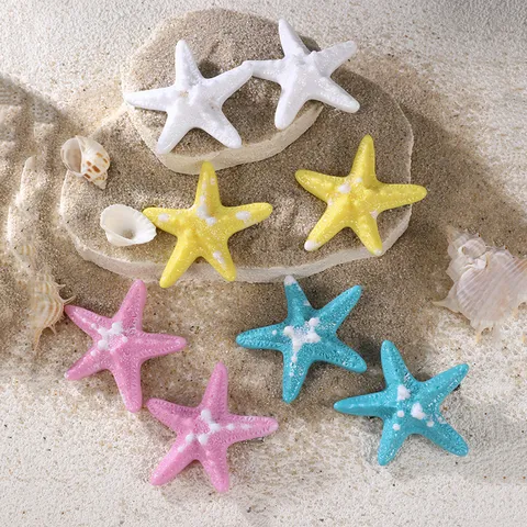 Dames Zomer Oceaan Stijl Zeester Haarspelden Hars Eendebek Haarnadel Strandvakantie Haaraccessoires