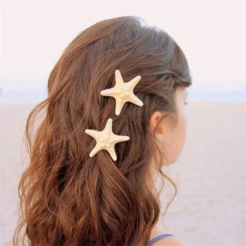 Dames Zomer Oceaan Stijl Zeester Haarspelden Hars Eendebek Haarnadel Strandvakantie Haaraccessoires