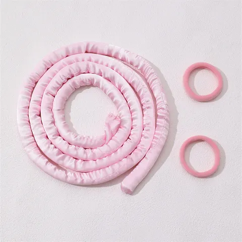 Heatless Curling Rod Satin Hair Curler Headband Soft Wave Long Hair Styling Tool Sleep No Heat Curls Hair Accessories