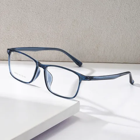 Montatura per Occhiali da Miopia Flessibile TR90 Aste con Perno Occhiali da Vista Ultraleggeri Unisex Quadrati Occhiali Ottici
