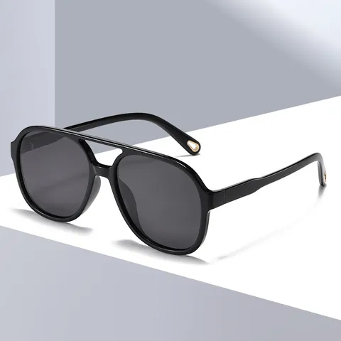 Occhiali da Sole da Pilota Polarizzati Unisex Montatura TR90 UV400 Guida all'Aperto Moda Occhiali Retro Classici
