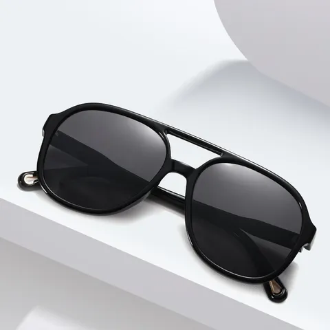 Occhiali da Sole da Pilota Polarizzati Unisex Montatura TR90 UV400 Guida all'Aperto Moda Occhiali Retro Classici