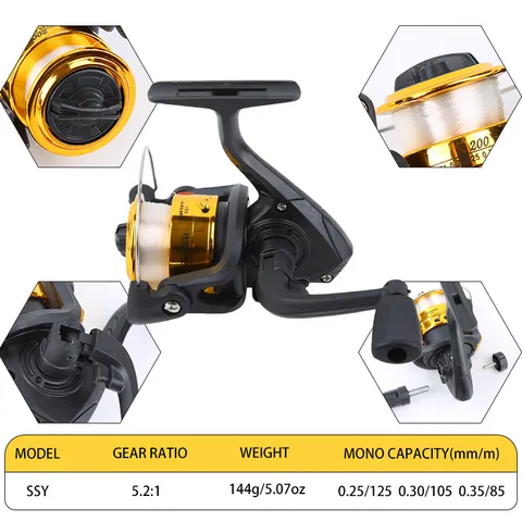 Conjunto de Caña de Pesca de Mar Telescópica Portátil de Fibra de Vidrio Con Carrete Giratorio Equipo de Pesca Completo Para Deportes Al Aire Libre