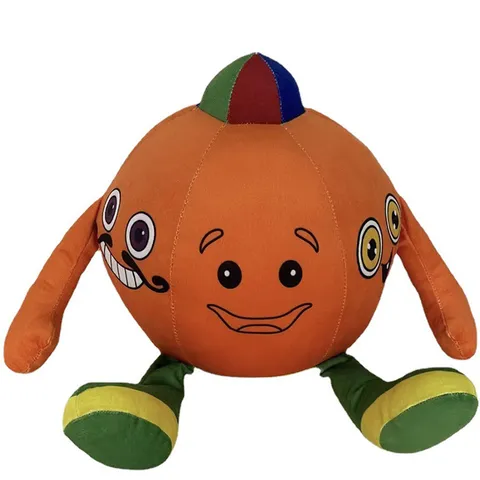 Jouet en Peluche de Citrouille d'Halloween Mignonne Poupée en Peluche de Dessin Animé Doux Jouet d'Animal Cadeau d'Anniversaire Décoration