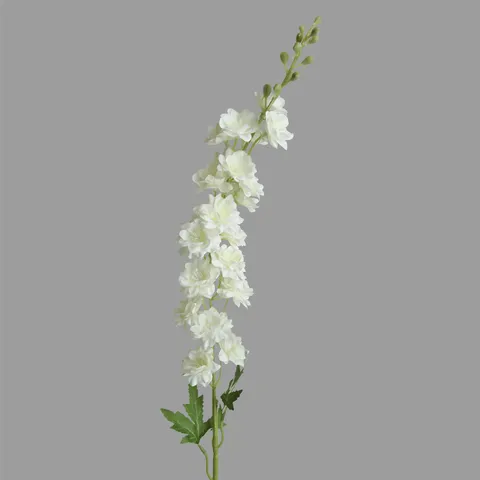 Artificial Delphinium Flower Silk Fake Plant Single Stem For Home Living Room Wedding Hotel Room Decorative Floral Arrangement