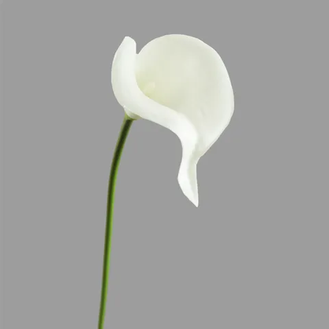 Artificial Calla Lily Single Branch Silk Fake Flower For Living Room Home Decor Table Floral Arrangement Photography Prop