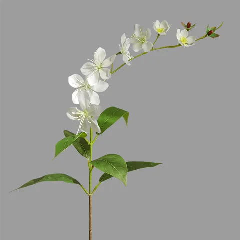 Künstliche Seide Hängender Jasmin Blumen Zweig Falscher Blumenstiel Für Zuhause Wohnzimmer Esstisch Innendekoration Mittelstück