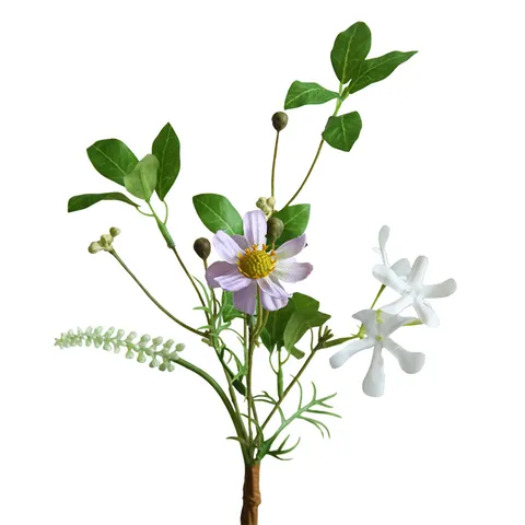 Artificial Silk Flower Marguerite Bouquet European Vintage Home Decor Simulation Flower Wedding Photography Props