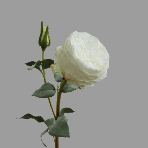 Double Head Austin Rose Artificial Flower Nordic Romantic Home Decor Living Room Bedroom Ornament Silk Floral