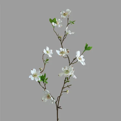 Artificial Flower Long Branch Dogwood Silk Flower Home Decor Pastoral Fake Flower Chinese Style Floral Arrangement Ornament