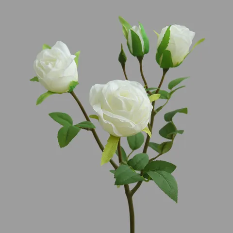 Artificial Silk Rose Flowers French Romantic Fake Floral Bouquet For Home Living Room Decor Photography Props