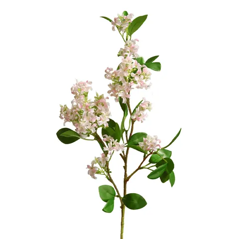 Artificial Silk Flower Branch Lifelike Plant Home Decor Modern Minimalist Floral Arrangement For Living Room Table