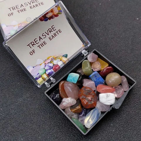 Natuurlijke Kristal Multicolor Agaat Mineraal Monster Ruwe Edelstenen Kristal Genezende Steden Set Voor Huisdecoratie