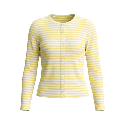 Women Ribbed Striped 3 Piece Lounge Set Cardigan Camisole And Drawstring Pants Knitted Loungewear Set For Casual Home Wear