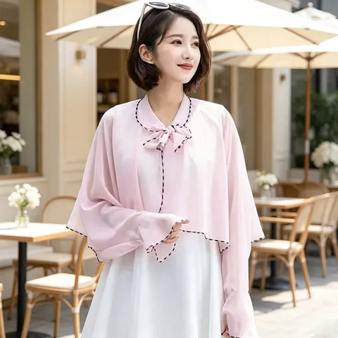 Women's Summer Sun Protection Shawl Cardigan Lightweight Breathable Long Sleeve UV Protection Cape Top Daily Outdoor Wear